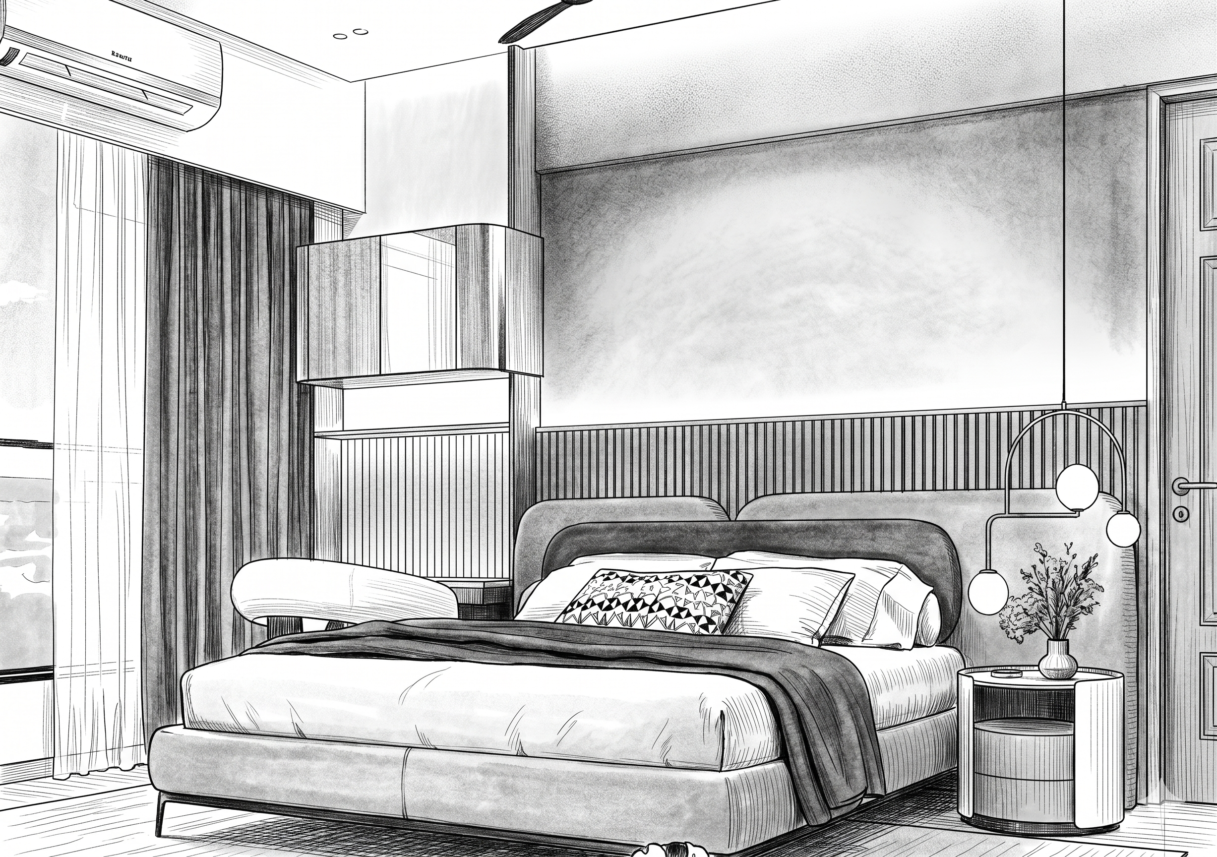 MFD Studio architectural sketch